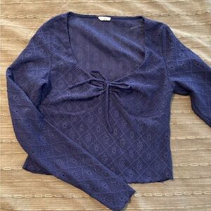 Cotton On Deep Blue Blouse
